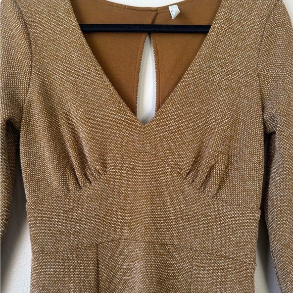 Free People Brown Fit and Flare Dress - Picture 3 of 8